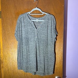 Old Navy Heather Gray Women's Top